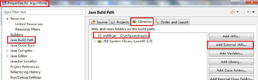 Algorithms：Java中stdlib的操作