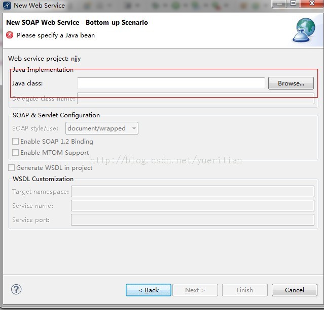MyEclipse 10到场WebService的简单方式